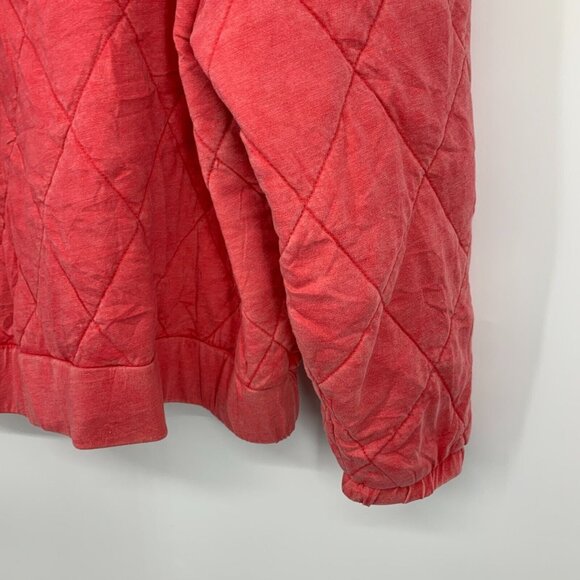 Wild Fable Jacket Pink Quilted Full Front Zip Hooded - Picture 13 of 13